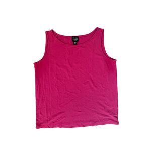 Eileen Fisher Pink 100% Silk Tank Top Size Small Petite